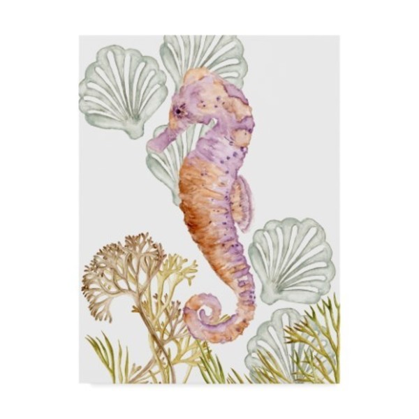 Trademark Fine Art Melissa Wang 'Undersea Creatures Ii' Canvas Art, 14x19 WAG07389-C1419GG